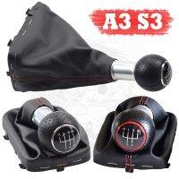 12mm Car Gear Shift Knob Lever Gaiter Boot Cover Case For Audi A3 S3 2001 2002 2003