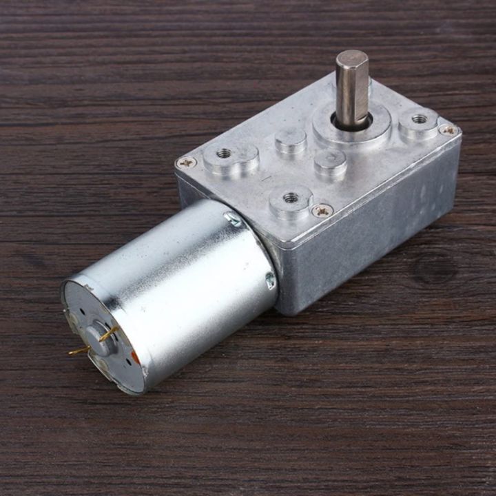 1pc-dc12v-100rpm-worm-gear-motor-reversible-high-torque-turbo-gear-motor-metal-reducer-gearbox