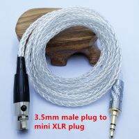 【YF】 RY GMR 8 Core Audio Headphone Attached Cables 3.5mm Stereo Plug To Mini XLR for AK G Q701 K240S K271 K702 K141 K171 K712