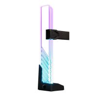 Cooler Master 5V/3PIN ARGB Graphics Cards Bracket Dazzling Tempered Glass Computer GPU Holder Brace Height Adjustable