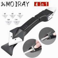 ☃✗✑ 5in1 Silicone Scraper Glue Caulk Remover Knife Angle Beauty Sewing Spatula Beauty Sewing Tool 4pcs Glue Floor Mould Removal Tool