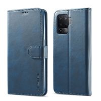 For Reno5 F Case Leather Vintage Phone Case On Hoesje OPPO Reno 5 F Case Flip Magnetic Wallet Cover For Coque OPPO Reno 5 F Case