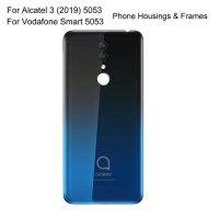 【♘COD Free Cas♘】 jiejiu65879742 เคสโทรศัพท์พร้อมกล้องเลนส์ซ่อมสำหรับ Alcatel 3 2019 5053ฝาครอบด้านหลังสำหรับโทรศัพท์5053อัจฉริยะ Vodafone