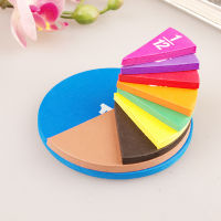 51PC Circular Numbered Fractions Mathematics Teaching Tool EVA Round Shape Fractions Instrument Montessori Educational Math Toys