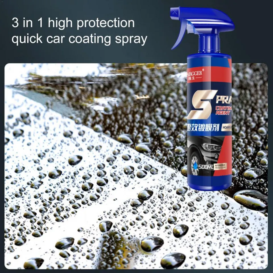 3in1 High Protection Car Auto Ceramic Coating Spray Hydrophobic Wax  Accessories