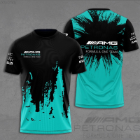 2023 NEW Am Petronas F1 Casual T-shirt, Short Sleeved, 3d Printed, Breathable, Suitable for Both Men And Women, Suitable for Sports. fashion