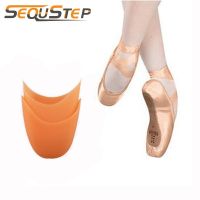 2 pairs=4pcs Ballet dancer Silicone toe pad Dance Pointe Toe Cap Soft  Dance Shoe Foot Care Protector cap forefoot insole Shoes Accessories