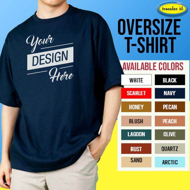 Transferit Customized Oversize T-Shirt Trending Gift Giveaways Unisex ...