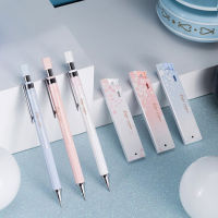 6pcsset 0.5mm Cherry Blossom Mechanical Pencils with Pencil Refills Kawaii Automatic Pencils School Stationery Office Supplies