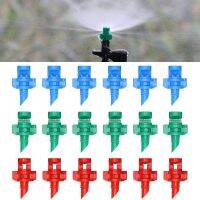 20/60/100PCS 3Color Plastic 90/180/360 Degree Refraction Irrigation Nozzle Garden Agricultural Threaded Connection Accessories