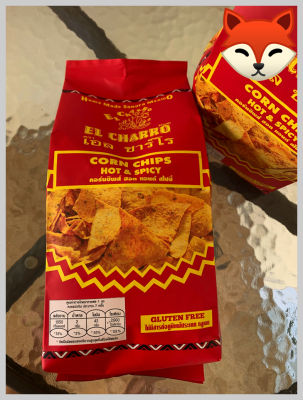 { EL CHARRO } Corn Chips  Hot and  Spicy  Size  200 g.
