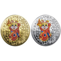 Year Of Rabbit Coin Chinese New Year Zodiac Souvenior Coin Lucky Rabbit Souvenir Coin for Collectors Chinese New Year Gifts amicable