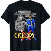 HOT ITEM!!Family Tee Couple Tee Marvel X-Men Cyclops Collage Panel Logo T-Shirt