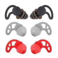 1 Set Noise Cancelling Sound Blocking Reduction Earplugs for Swimming Snoring Airplanes Studying Work 40dB SNR