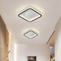 Nordic Corridor Led โคมไฟเพดานสแควร์รอบไฟทางเดินสำหรับทางเข้าห้องนอน Cloakroom Porch Corridor ในร่ม LED *