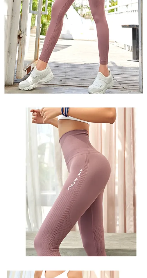 YD】 Women Pants Push Up Gym Tights Tummy Control High Waist Legging Running