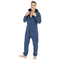 HotMen Warm Coral Fleece Onesie Fluffy ชุดนอน Lounge Homewear ชุดนอนชาย Jumpsuits Hooded Onesies สำหรับผู้ชาย