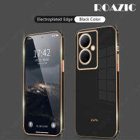 ROAZIC สำหรับ VIVO Y78 5G เคสโทรศัพท์อิเล็กโทรเพลทเคสมีขอบซิลิโคนนิ่มฝาหลังสุดหรูปกป้องคลุมทั้งหมด