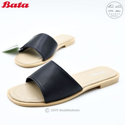 BATA รองเท้าแตะผู้หญิง รุ่น 561-x011 (สีดำ ฟ้า ครีม) ไซส์ 3-7 (36-40)