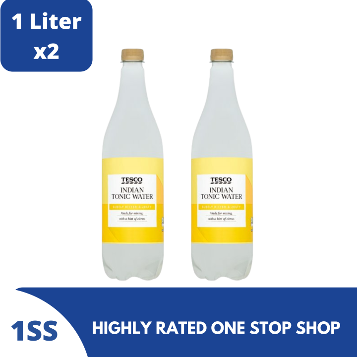 Tesco Indian Tonic Water, 1 liter, Set of 2 Lazada PH