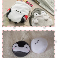 2021HOT Anime Peripl Cute Plush Bunch Pocket Storage Positive Energy Penguin Small Pendant Keychain