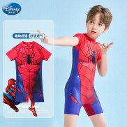 Trẻ Em Áo Tắm Chàng Trai 2023 Mùa Hè phong cách mới Disney Spiderman Một