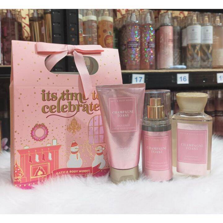 Bath & Body Works Champagne Toast Gift Set Travel Size (It's Time to