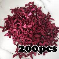 【hot】！ (200 Pcs) wine red Bows Small Size Polyester Bow Decoration