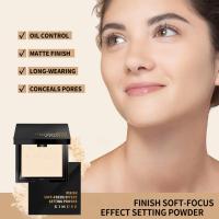 KIMUSE Control Matte Finish Powder With Mirror Collection Gold คอนซีลเลอร์กันน้ำและกันเหงื่อ Black Galaxy U3L6