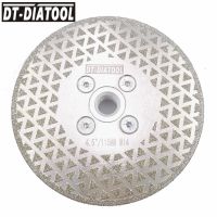 [HOT CHLXIWSHG 552] DT-DIATOOL 1Pc Electroplated เพชรตัดแผ่นบดล้อทั้งสองด้านเคลือบใบเลื่อยสำหรับตัดหินอ่อนกระเบื้อง M14ด้าย