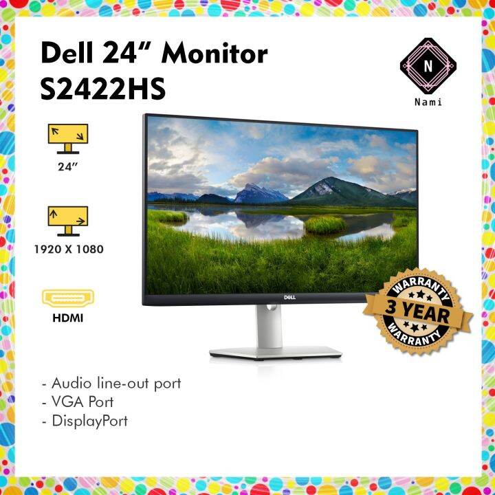 Dell 24 Monitor S2421HS Refurbished 3 Year By Dell Lazada