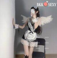 คอสเพลย์ คอสเพลย์แม่บ้าน เเต่งลูกไม้ซีทรูสวยหรู BK-609