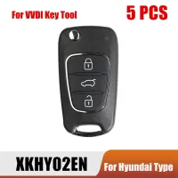 For Xhorse XKHY02EN Universal Remote Key Tool Wire Remote Key Fob 3 Buttons for Hyundai Type for VVDI Key Tool 5Pcs/Lot