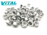 Vitaltitanium Titanium Nuts M14x1.5หน้าแปลน Hex Nut Titanium Alloy Nut สำหรับจักรยานรถจักรยานยนต์รถ Titanium หน้าแปลน Nut Ti Nut 1ชิ้นราคา