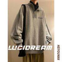 mjfds LUCIDREAM เสื้อกันหนาว ทรงโอเวอร์ไซซ์ ใส่สบายๆ ทรงหลวม PL43Z22101917