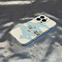 เคสสำหรับ OPPO Reno8T 5G A98 5G A78 5G FINDX5PRO FINDX3PRO Reno7z 5G Reno8z 5G Reno5 Reno5PRO Reno6 5G Reno7PRO Reno8 5G A15 A15S A16 A16S A77 5G A77S A31 2020 สร้างสรรค์ช่องใหม่การ์ตูนน่ารักบอลลูนว่ายน้ำลูกสุนัขเคสโทรศัพท์กันตก