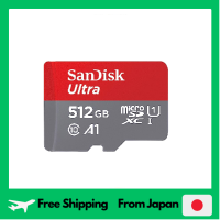 ไมโครการ์ด SD MicroSD 512GB UHS-I SanDisk Class10 Nintendo Switch การดำเนินการยืนยัน SDSQUAC-512G-GN6MN SD โดยไม่ต้องแปลงอะแดปเตอร์ในต่างประเทศสินค้าแพคเกจ
