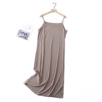 【มีไซส์ใหญ่】Plus Size Womens Sleeveless Stretchable Summer Dress Solid Color A-line Female Mini Dresses