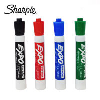 1/4ชิ้น Sharpie EXPO 80001มีกลิ่นต่ำปากกามาร์คเกอร์ลบได้แห้ง5มม. ฟองน้ำทรงเฉียงการเขียนหมึกแห้งเร็วสำหรับห้องเรียนสำนักงานและบ้าน