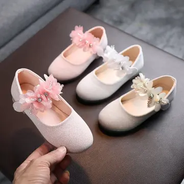 Girls pink sale dress shoes