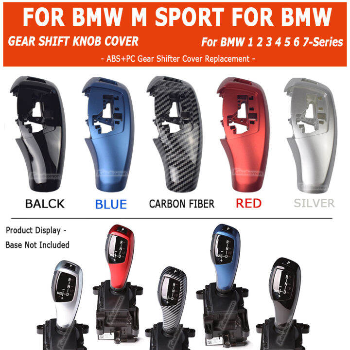 แทนที่สไตล์คันเกียร์ปกคลุมสำหรับ-bmw-m-กีฬา-f10-f20-f30-x3-x4-3-4-5-6-7ชุดคาร์บอนไฟเบอร์แบบก้านเกียร์เปลี่ยนลูกบิด