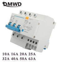 DZ47LE-63 3P+N 10A 16A 20A 400V~ 32A 40A 50A 63A 50/60HZ เบรกเกอร์กระแสไฟตกค้างเกินการป้องกันไฟรั่ว RCBO-Daoqiao