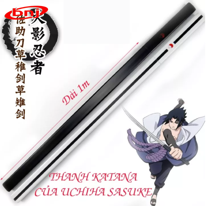 Mô hình Kiếm gỗ Uchiha Sasuke 1m/ ( lưỡi kiếm bằng gỗ ) Mô hình ...