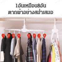 ouding รางเสื้อแฟนตาซีสุดเทพสามารถแขวนเสื้อได้  ตัว รองรับการพับเก็บสะดวกสบาย สินค้าสำหรับใช้ในบ้าน