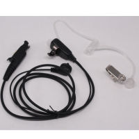 2 Wire Air Acoustic PTT หูฟังสำหรับ Motorola GP328 Plus GP338 Plus GP344 GP388 GL2000 Wmic Air Tube สำหรับหูฟัง,หู Mic