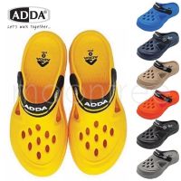 ?ADDA 57A01 รองเท้าแตะ ผู้ชาย แบบสวมหัวโต รุ่น ไซส์ 7-10 สี ดำ เทา กรม ฟ้า เหลือง ส้ม ครีม