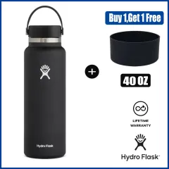 Hydro Flask Wide Mouth Water Bottle with Flex Cap 40oz/1.18 Liter