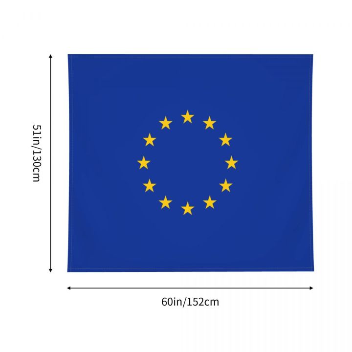 พรมทอแขวนผนังพิมพ์ลายธงชาติยุโรปจิตรกรรมตกแต่ง-geeky-belgian