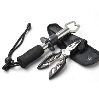 Fishing Gripper แบบพกพาสแตนเลส Fish Lip Controller Fishing Plier Set