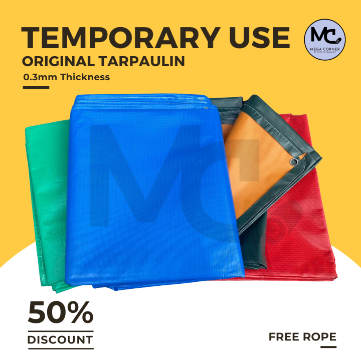 7x7ft Original Tarpaulin, Lona, Tarp, Tolda. For Motor Cover, Cage